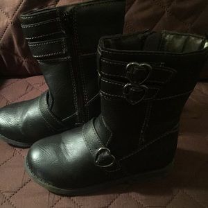Carters - Black Fashion Boots - Girls Size 10